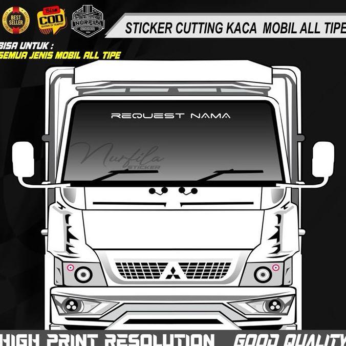 Banivestiwall - Request tulisan kaca Kendaraan mobil sticker tulisan request  stiker nama kaca mobil