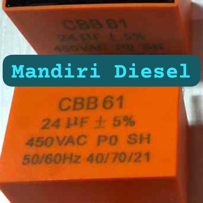 KAPASITOR 24 UF MESIN GENSET ASLI