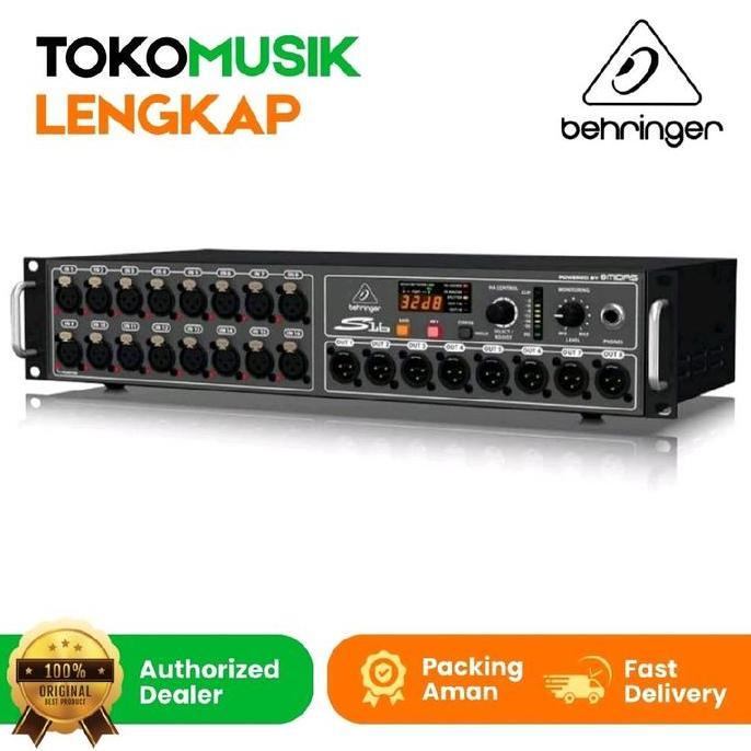 BEHRINGER S16 16CHANNEL 8 OUTPUT DIGITAL SNAKE CABLE BEHRINGER S 16 ORIGINAL ORIGINAL DAN TERPERCAYA