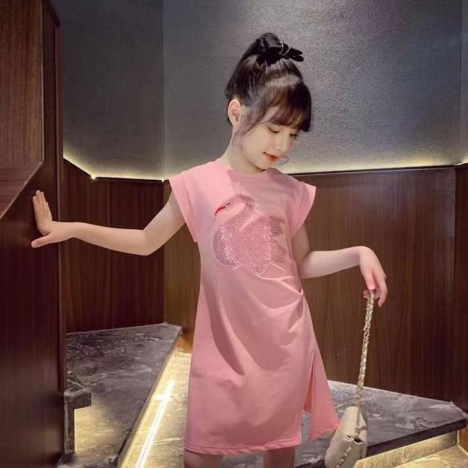 Wakeup- Dress Kasual Couple Dewasa Dan Anak Perempuan Black Pink Berkualitas Span Mini Skirt Wanita 