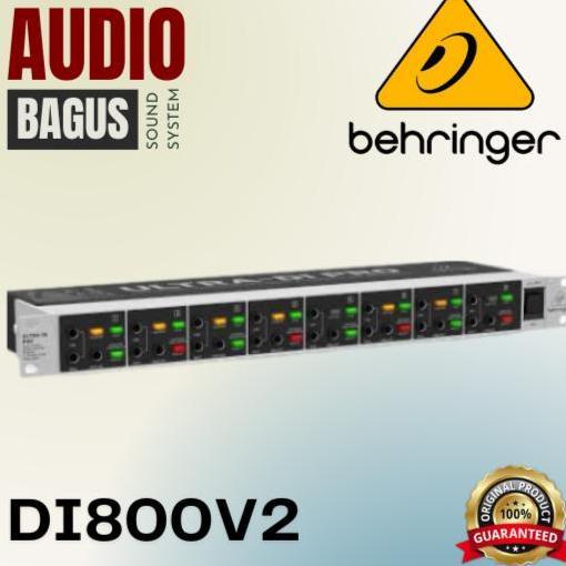BEHRINGER DI800V2 / ULTRA DI PRO DI800 V2 DIRECT BOX ACTIVE ORIGINAL ORIGINAL DAN TERPERCAYA
