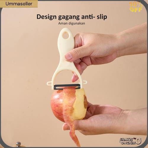 [Official] Freemir 5 Pcs Set Pisau Dapur Beige Anti Lengket Tajam Isi Talenan Pisau Buah Pisau Dapur