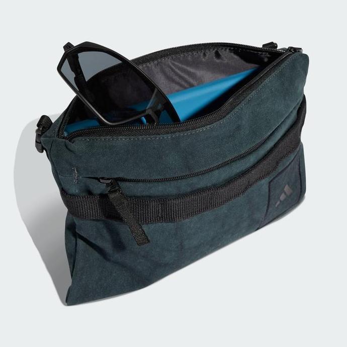 Tas Selempang Minimalis Adidas Lifestyle Adidas Utility Sacoche Bag Unisex Grey Jy7657