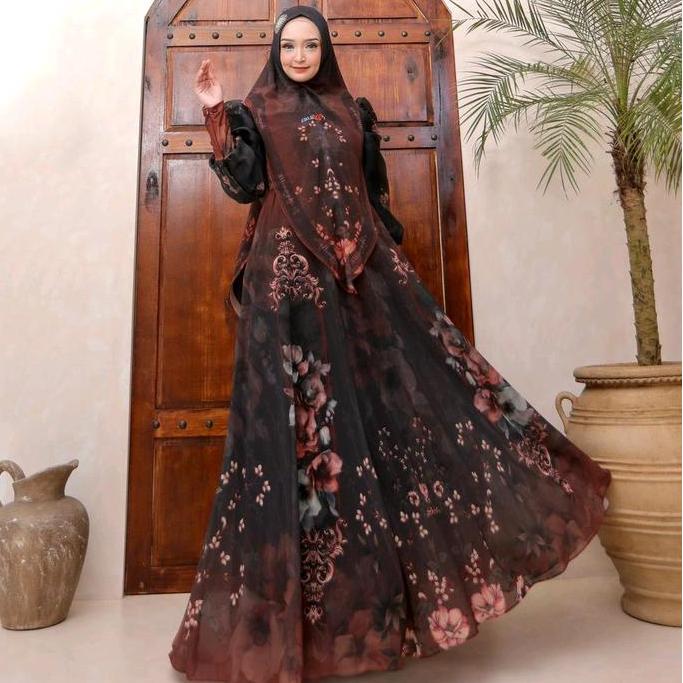 MURAH LEBAY Kalula Series By Allawiyah Syari / Gamis Syari Terbaru / Gamis Syari Kekinian / Gamis Sy