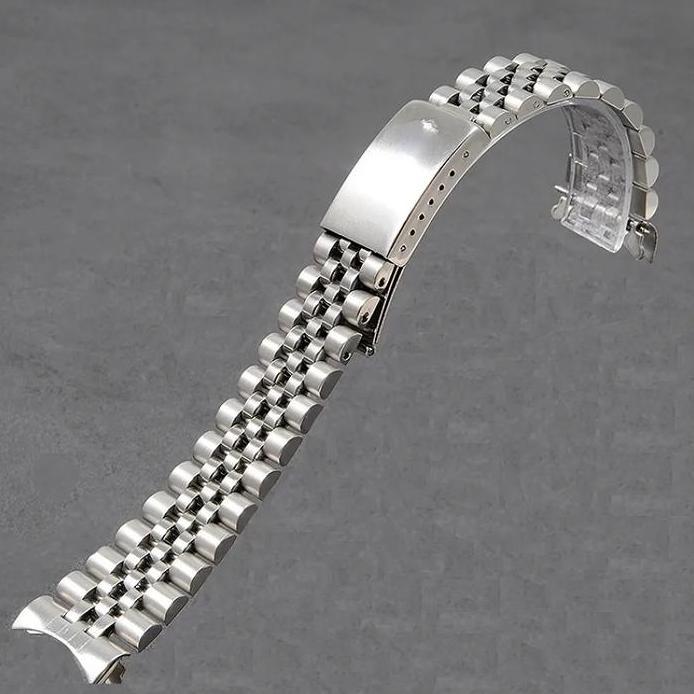 20mm Jubilee Strap End Curved Stainless Steel Tali Jam tangan