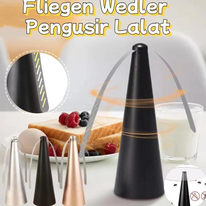 DZAWAO 360 Degree Fly Repellent Fan Kipas Pengusir Lalat Menangkap Lalat Dan Mengusir Nyamuk Fan Kip