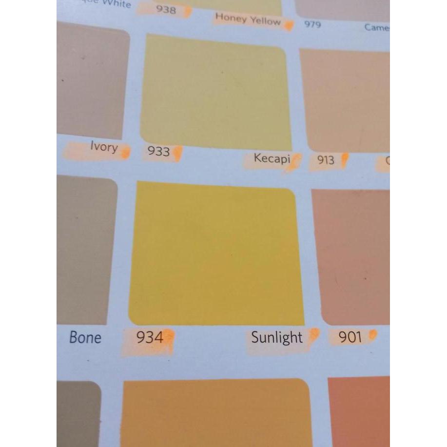 Cat Tembok 934 SunLight Kuning Vinilex 5 kg Interior Dinding Rumah Pai