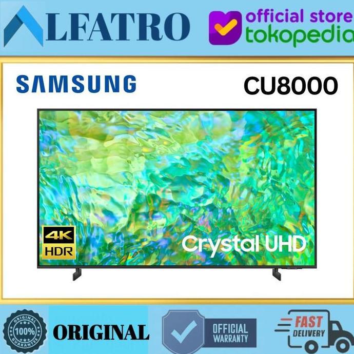 TERLARIS SAMSUNG TV 75 INCHI 75CU8 UHD 4K SMART TV UA75CU8 | 75CU8KXXD