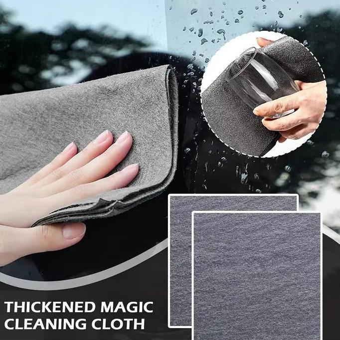 VIVIJEE Kain Microfiber Lap Ajaib Gen 3 Alat Pembersih Anti Minyak Jamur Air Jendela Kaca Interior K