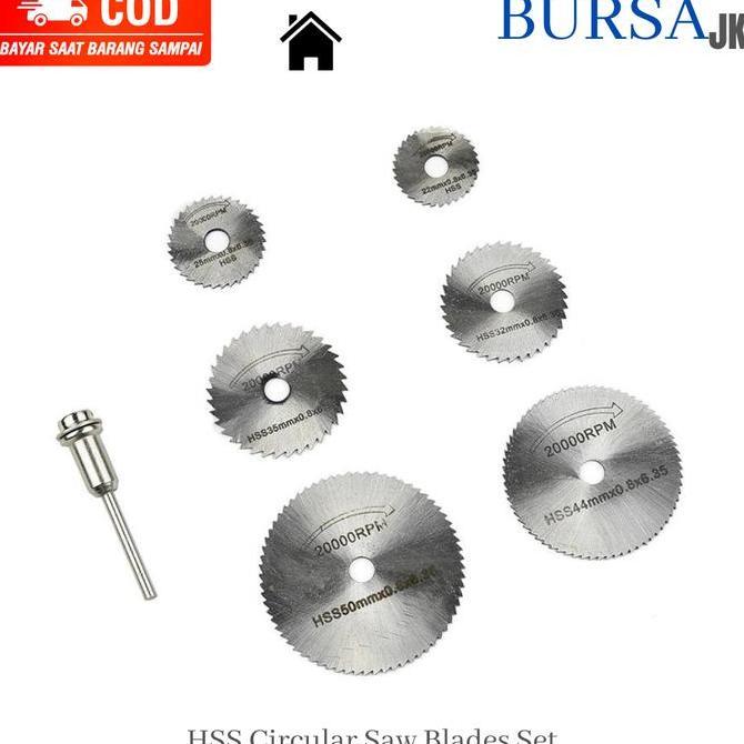 JAOPMAM Mata Bor Mini Gerinda Kayu HSS Saw Blade Mata Gerinda Potong Set PROTOK