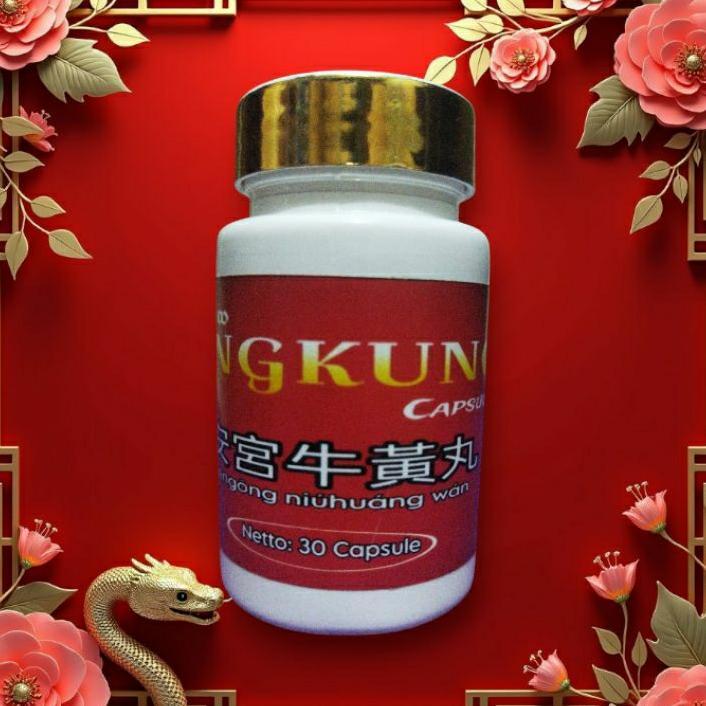 Terbaik Obat Stroke | New Angkung - Angong Niuhuang Wan Kapsul 100 % Herbal Aman Ampuh Asli Original