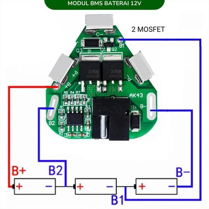 EXTLYPO BMS Modul Sparepart Baterai Jld Ryu Modern PROTOK