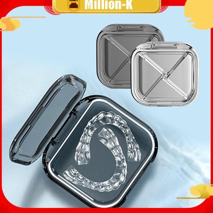 ZHURATMI Tempat Retainer Gigi / Retainer Gigi Kawat / Kotak Retainer Gigi / Portable Case Retainer G