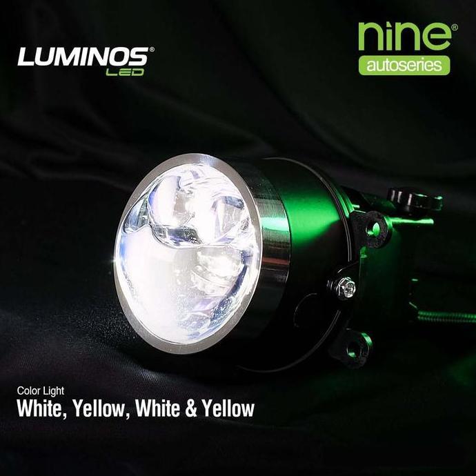 T-Projektor Bi LED Foglamp Luximos PF1 BiLed 3 Warna 3 inch Low Beam Hi Beam Lampu Tembak Mobil