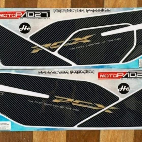 sticker sidepad pijakan kaki Honda PCX 160