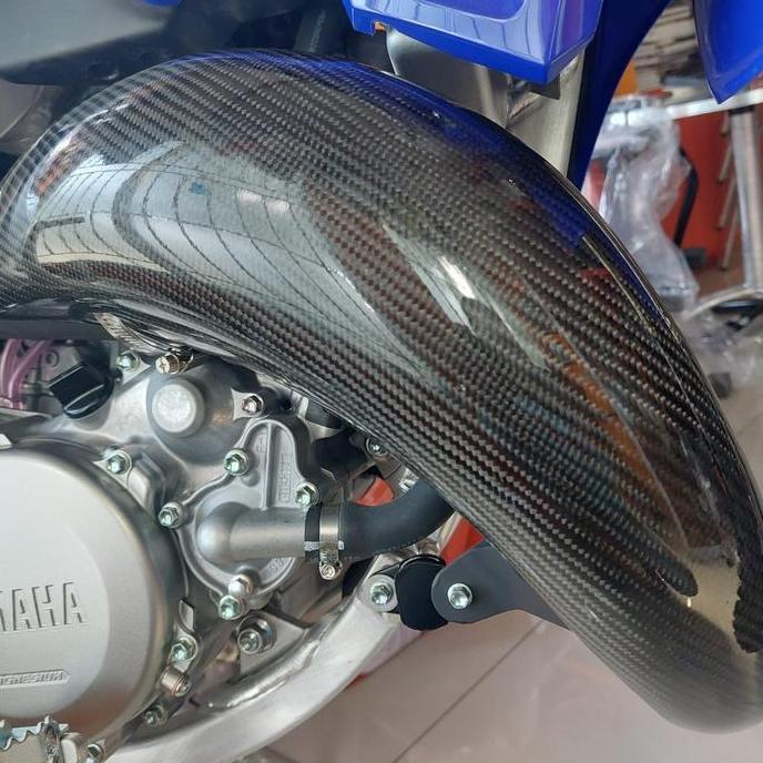 Cover knalpot YZ125 2023 carbon pelindung knalpot yz 125 2023 carbon