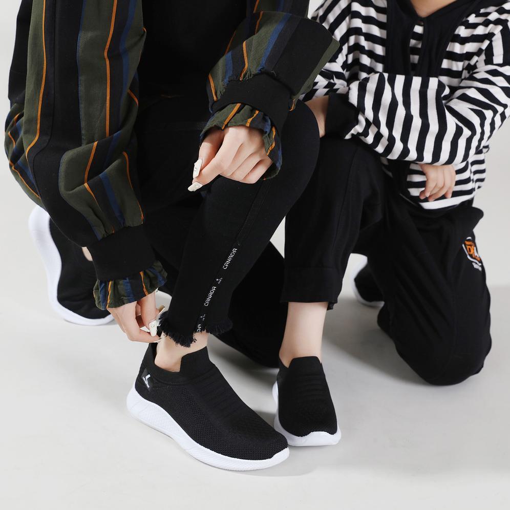Discount LVRkids Shotaro  SIZE 25-40 LV0438 Sepatu Sekolah Anak SD Sepatu Slip On Anak Hitam Tanpa T