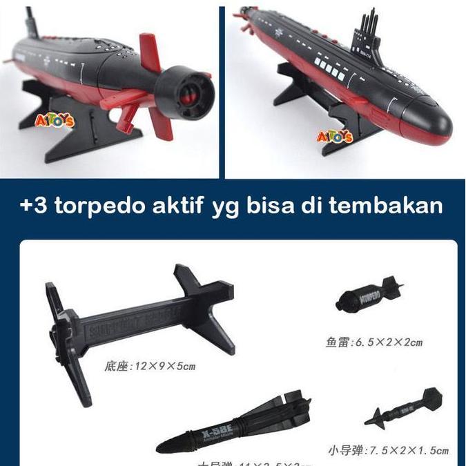 VERBANDAA - MAINAN KAPAL SELAM MINIATUR SUBMARINE MAINAN KAPAL PERANG