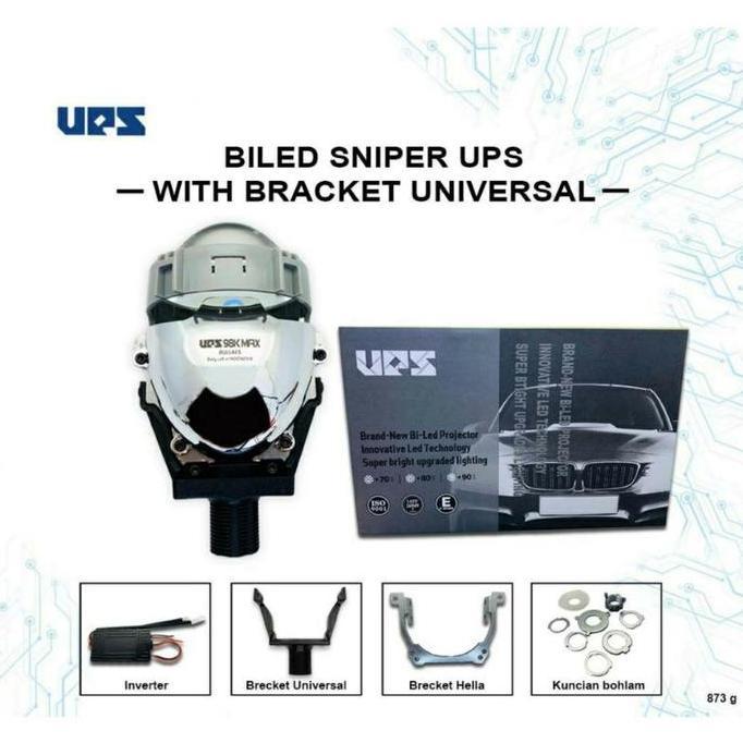 PROJECTOR BILED SNIPER MAX 3 INCH BLUELENS MERK UPS ORINAL AES