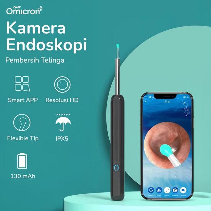 TaffOmicron Pembersih Telinga Endoscope Wireless