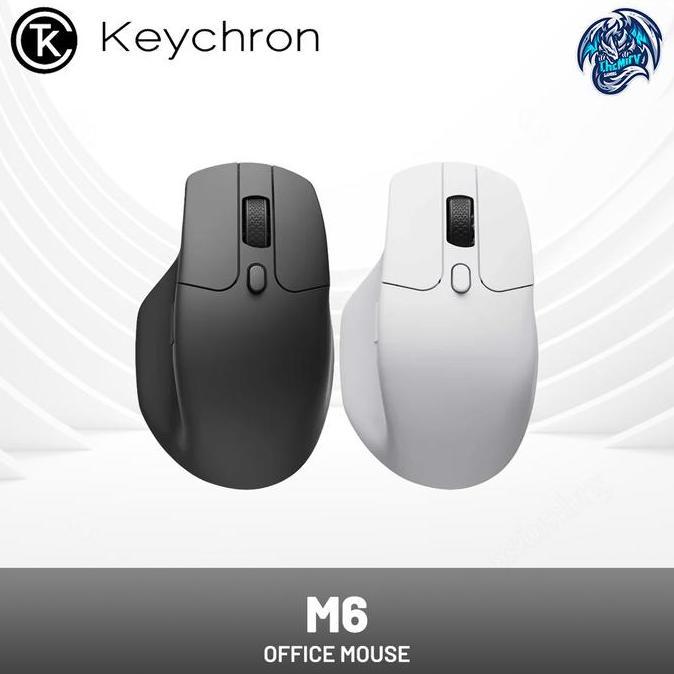NEW Keychron M6 All Silent Micro Switch Wireless Office Mouse