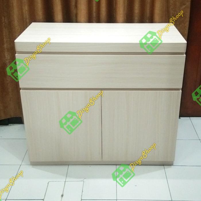 Meja Kabinet Cabinet Aquascape Aquarium 90x45x80 cm dengan laci