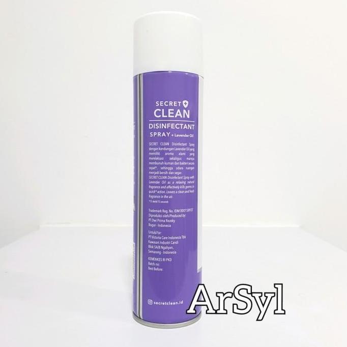 Effort- Secret Clean Disinfektan Spray 200Ml - Lavender Oil