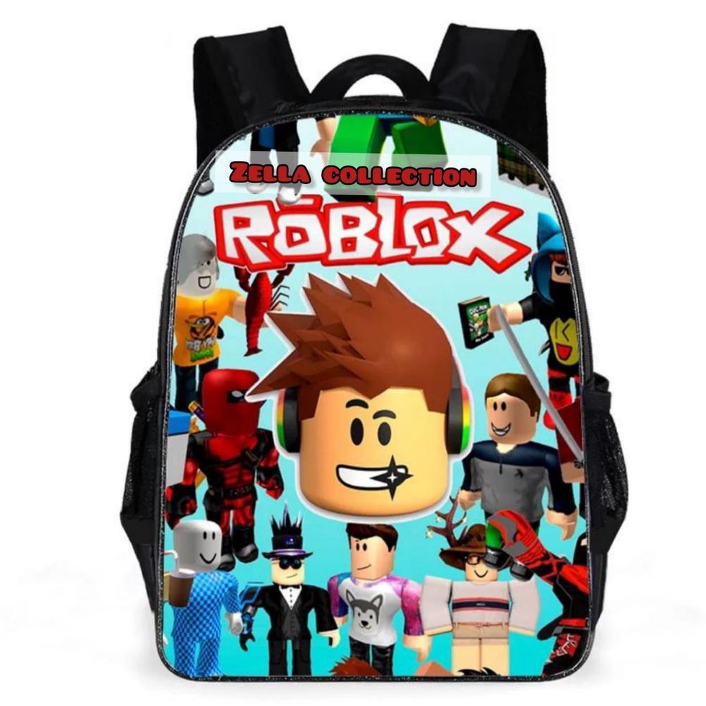 HOT Tas Ransel Anak Sekolah Karakter Roblox/Tas Anak Backpack Roblox 2022/Tas Anak Gendong Roblox Te