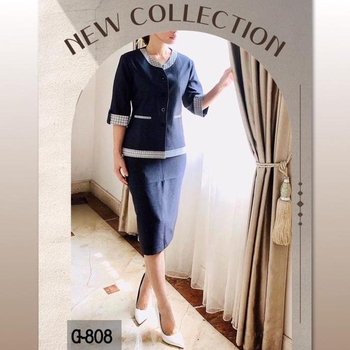 SALE Setelan blazer kantor wanita modern . Blazer set rok wanita kantor SALE