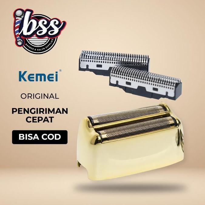 Nurse- Kemei Spare Part Blade & Foil / Mata Pisau Cukur Kemei / Blade Clipper / Blade Trimmer / Blad