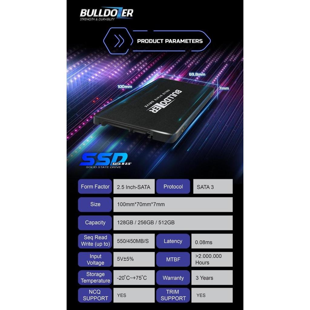 Four- Ssd Bulldozer 256Gb Sata