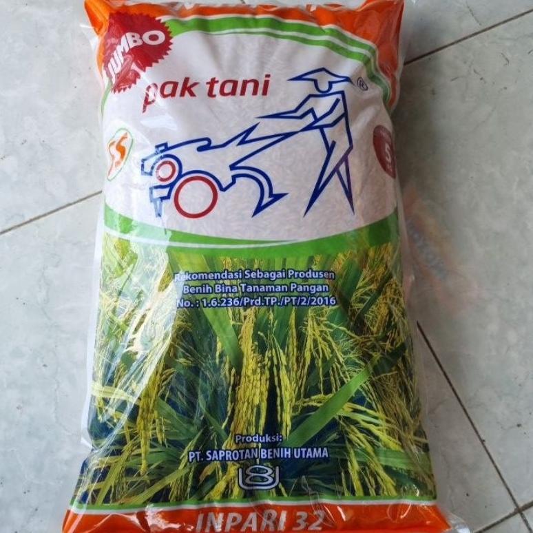 Ready Benih Padi Inpari 32 Jumbo Pak Tani 5kg exp 10/2026