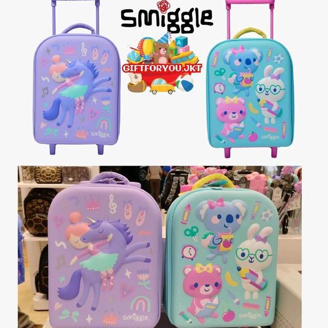 Tas Trolley Anak Smgle Ready Set Go Teeny Tiny Series Travel Bag Koper Kids Girls Perempuan Cowok Ce