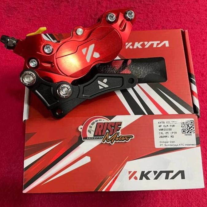 Kaliper Kepala babi KTC CL4 4 piston Breket 260mm shock SFF Vario 110 125 150 Beat fi karbu Scoopy O