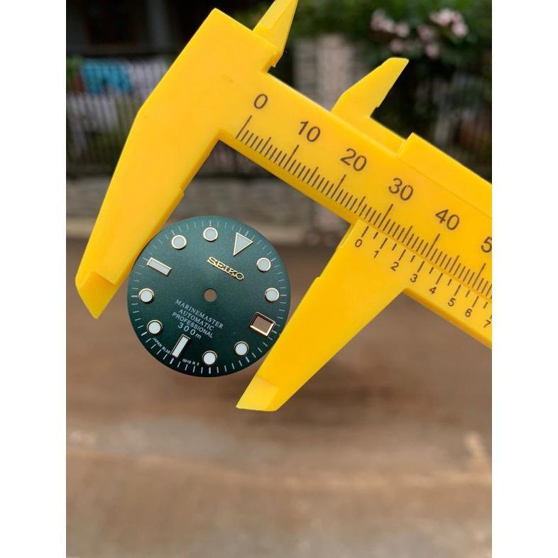 Plat Dial Jam Tangan Seiko 28,5MM Hijau Tanggal Samping aksesoris jam
