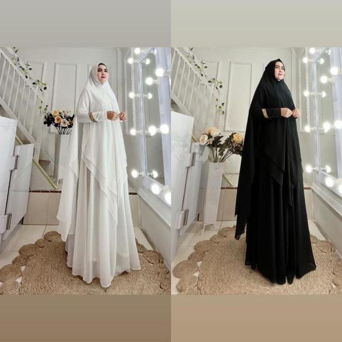 Jubah Set Syari Haji/Umroh By Dijah_New Gamis