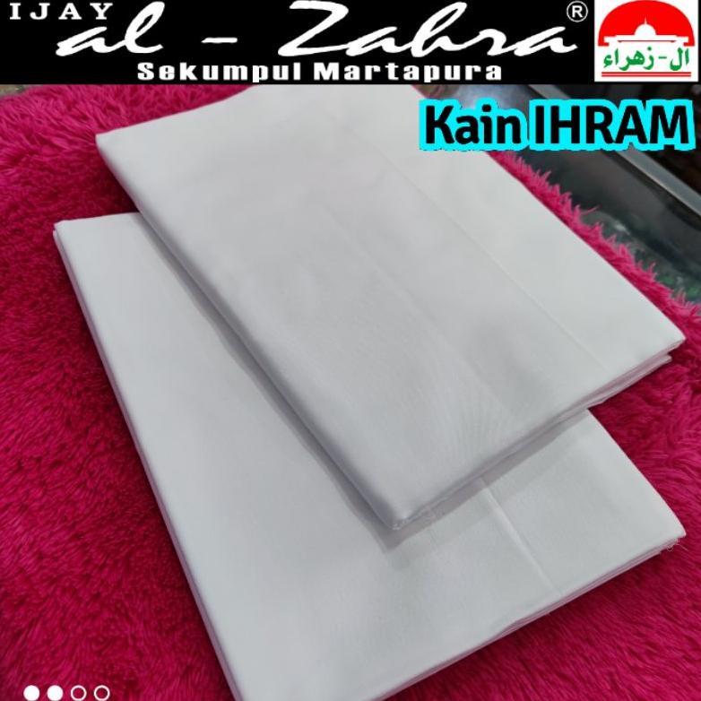 Kain Ihram Pria Bahan Katun Pakaian Baju Ihram