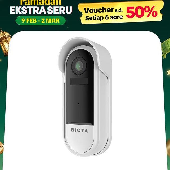 Biota Smart Home Doorbell Wireless Bel Pintu Rumah Otomatis Dengan Wifi Tanpa Kabel
