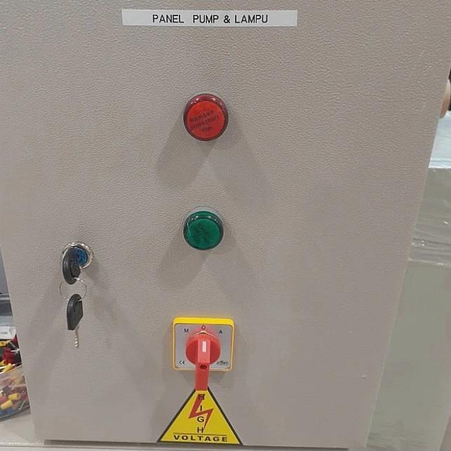 PANEL PUMP DAN LAMPU KOLAM RENANG / Komplit Box panel