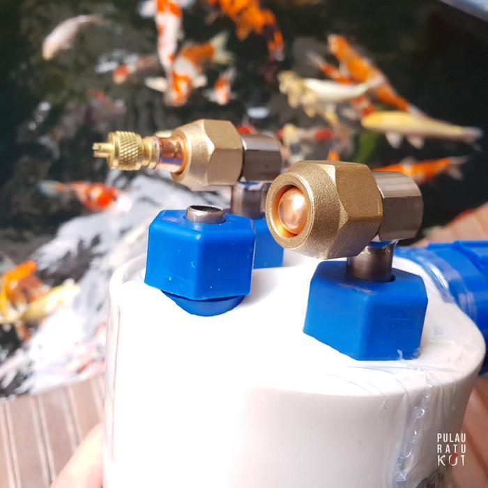 1.5 PK Titanium Evaporator Coil water Chiller pendingin kolam Koi