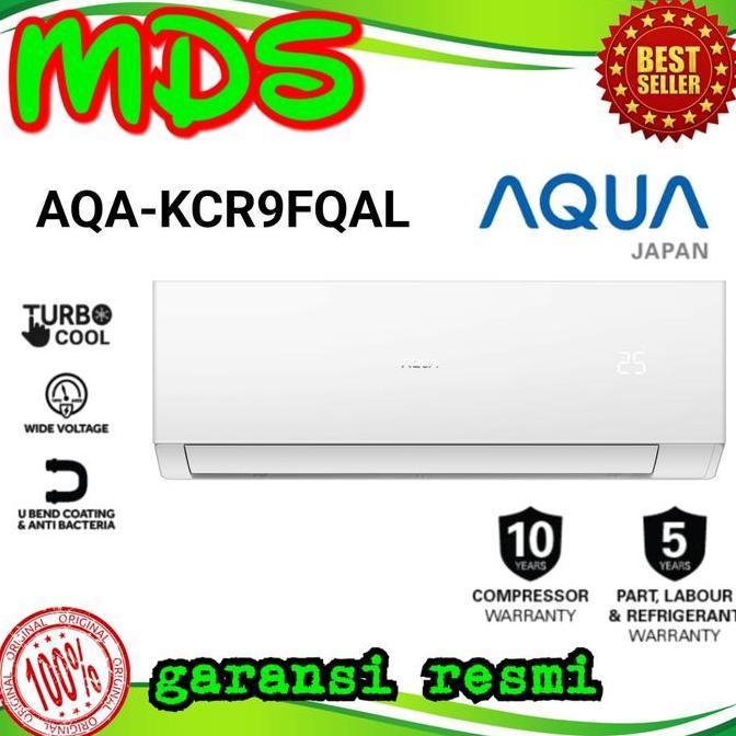 Terlaris Ac Aqua Japan Ac Aqua Aqa - Kcr 9Fqal 1Pk + Pasang Instalasi -Unit