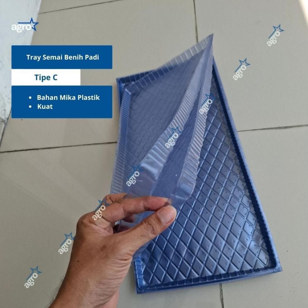 Promo Cod [Tipe C] Tray Semai Benih Padi / Tray Padi / Tempat Semai Padi / Nampan Semai ><