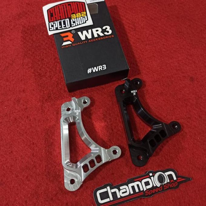 Bracket Kaliper Depan WR3 Brembo 2 Piston Vario 150 / 125 Disc 260mm