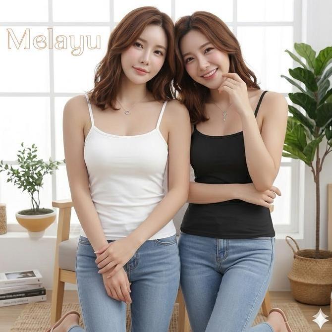 UPFRADE STYLE  Tanktop Wanita Tanpa BRA/CUP/BUSA Singlet Atasan Perempuan Korean Style Rompi Crop Ce