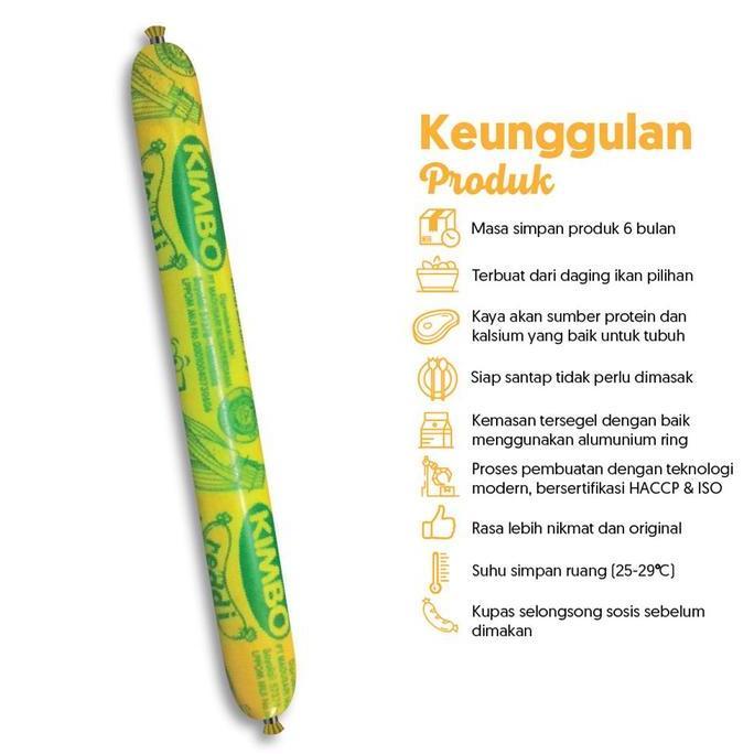 Foodx- Kimbo Reddi Sosis Ikan Rasa Otak-Otak Toples Box