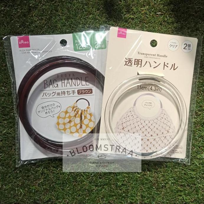 Bag Handle Daiso Craft handle tas lingkaran gagang tas pegangan bulat