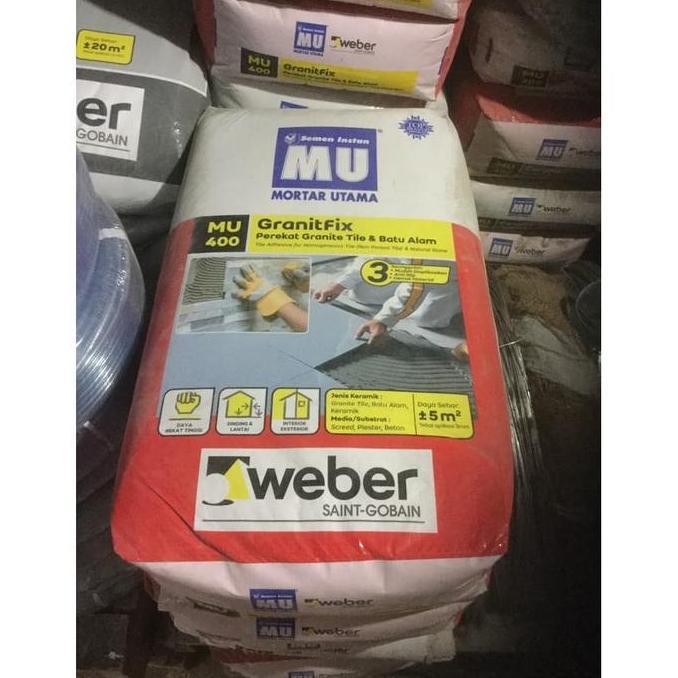 Semen Instan MU 400 (Perekat GRANITE TILE BATU ALAM)