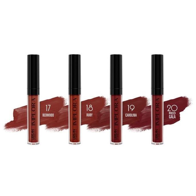Updown- Implora Urban Lip Cream Matte Bibir Lipstick Gloss Lipstik Implora  Lip