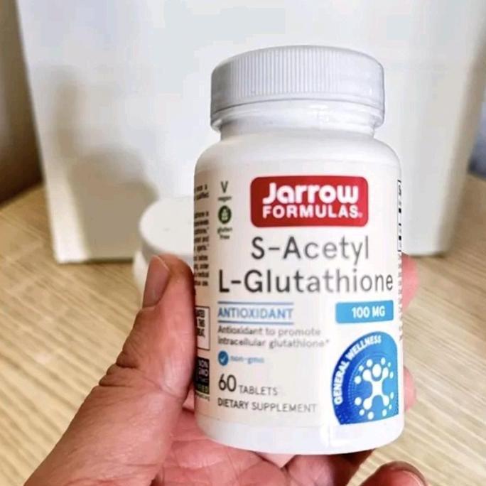 (READY STOCK) JarrowFormulas, Vegan S-Acetyl L-Glutathione, 100 mg, 60 Tablets Vegan Exp dates : Aug