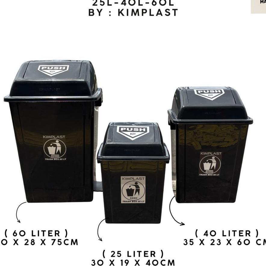 Kimplast - Tempat Sampah Jupiter Tempat Sampah Luar Rumah Tempat Sampah Tutup Tempat Sampah Dapur Te